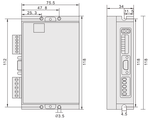 ESD806丝瓜视频下载APP色板外形尺寸图